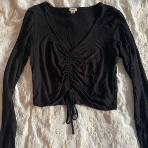 Garage Ruched Crop Top